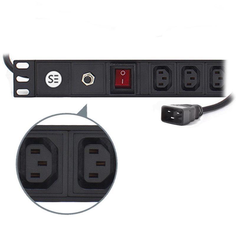 Serveredge Premium 8 Port Iec Pdu (8) Iec C13 Output & (1) Iec C20 Input 16 A 240 V