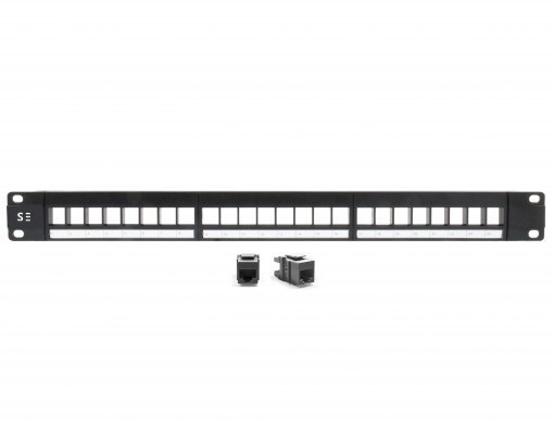 Serveredge 24 Port Cat6 Patch Panel- 1Ru Utp