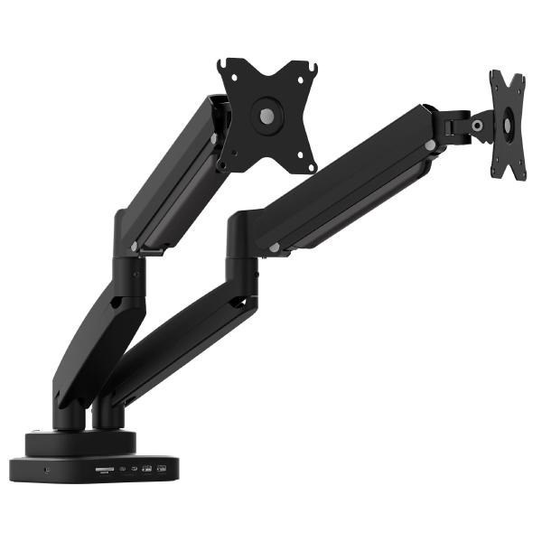 J5create Jtsa302 Ergonomic Dual-Monitor Mount With Docking Station