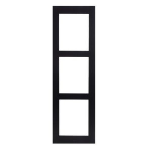 2N Surface Installation Frame For 3 Modules - Black