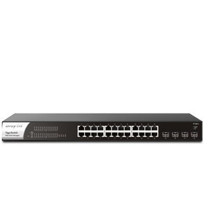 Draytek VigorSwitch VSP1281X-K 24-Port GbE PoE+ Network Switch