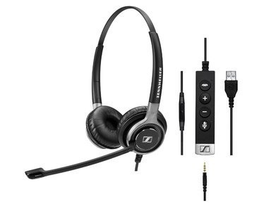 Sennheiser Sc665-Usb Premium Wired Headset With 3.5 MM Jack And Usb