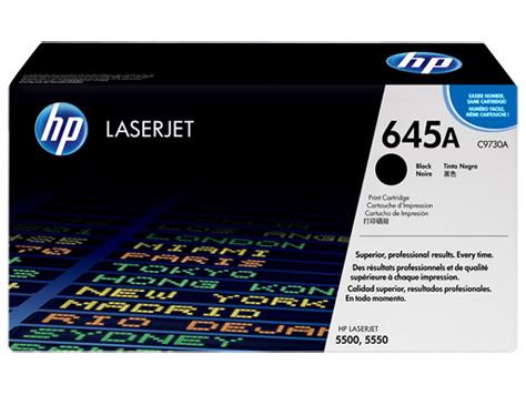 HP 645A (C9730A) Original Laser Toner Cartridge - Single Pack - Black - 1 Each