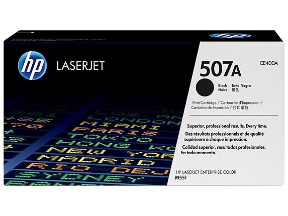 HP 507A Original Laser Toner Cartridge - Black - 1 Each