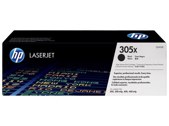 HP 305X Original Laser Toner Cartridge - Black - 1 Each