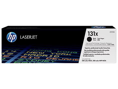 HP 131X (CF210X) Original Laser Toner Cartridge - Single Pack - Black - 1 Each