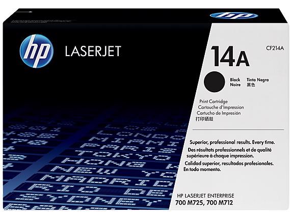 HP 14A (CF214A) Original Laser Toner Cartridge - Single Pack - Black - 1 Each