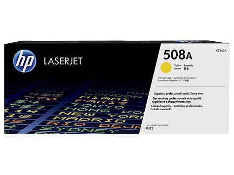 HP 508A (CF362A) Original Laser Toner Cartridge - Single Pack - Yellow - 1 Each
