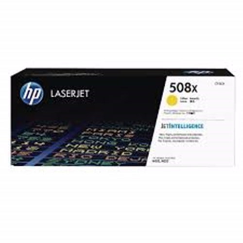 HP 508X (CF362X) Original High Yield Laser Toner Cartridge - Single Pack - Yellow - 1 Each