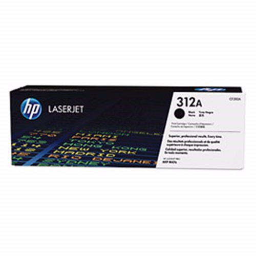 HP 312A Original Laser Toner Cartridge - Black - 1 Each