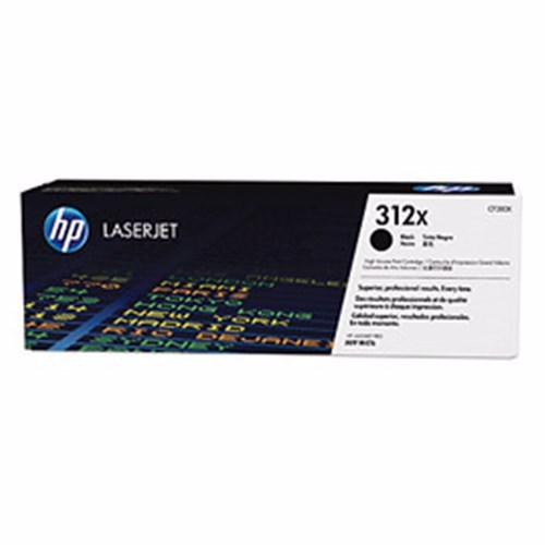 HP 312X Original Laser Toner Cartridge - Black Pack