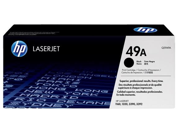 HP 49A (Q5949A) Original Laser Toner Cartridge - Single Pack - Black - 1 Each