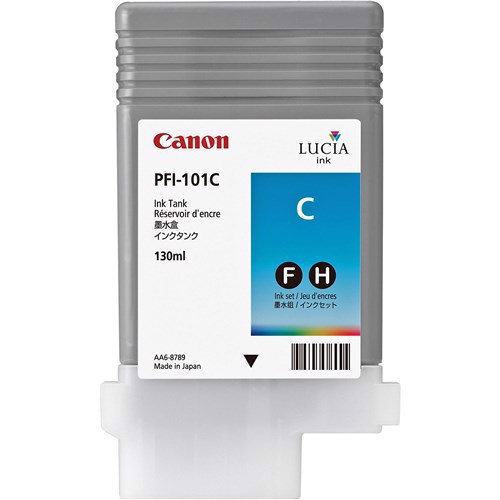 Canon PFI-101C Original Inkjet Ink Cartridge - Cyan Pack