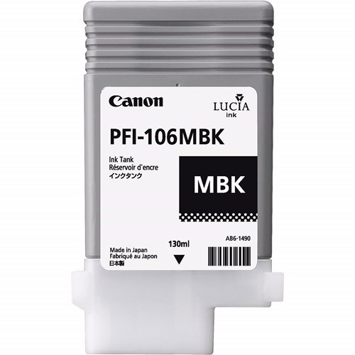 Canon Lucia EX PFI-106 MBK Original Inkjet Ink Cartridge - Matte Black Pack