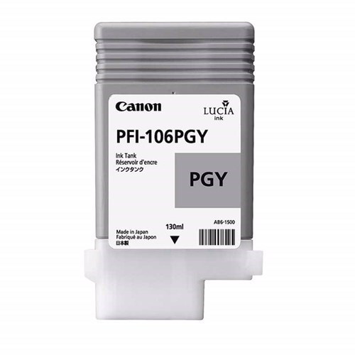 Canon Lucia EX PFI-106 PGY Original Inkjet Ink Cartridge - Photo Grey Pack