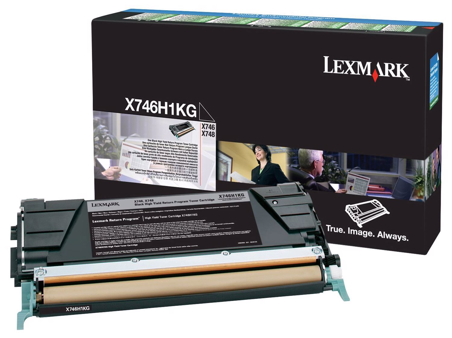 Lexmark Original Laser Toner Cartridge - Black - 1 / Pack