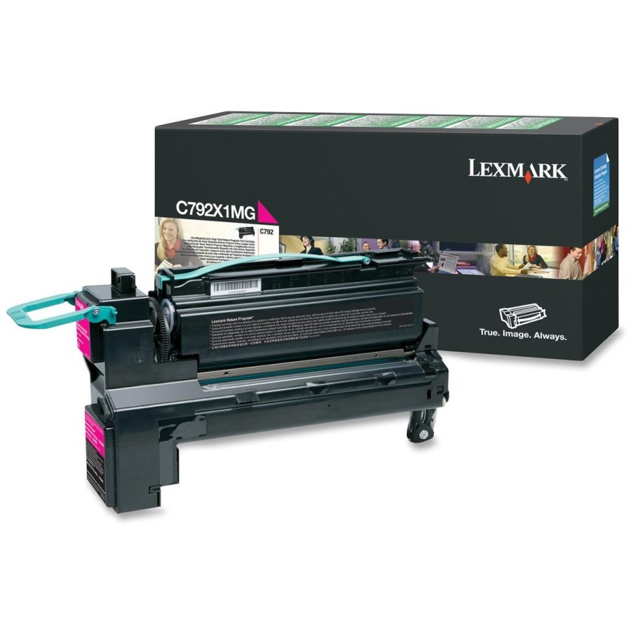 Lexmark C792X1MG Original Laser Toner Cartridge - Magenta - 1 Each