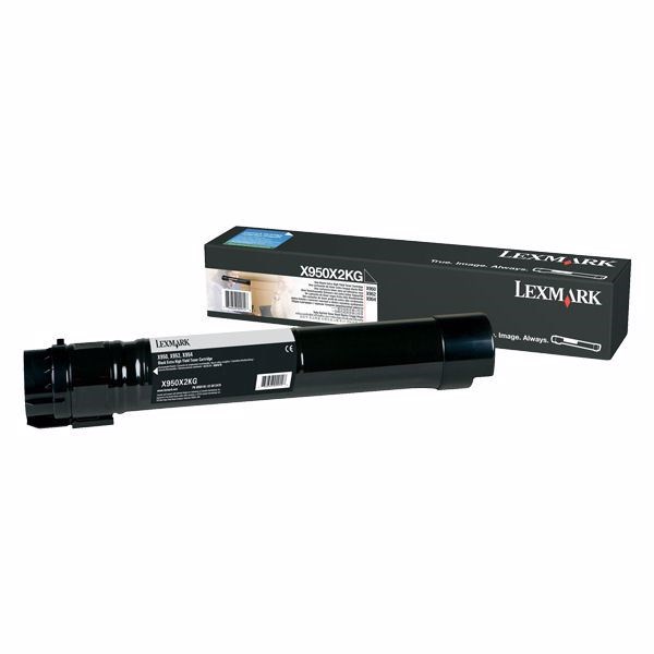 Lexmark X950X2KG Original Laser Toner Cartridge - Black - 1 Each