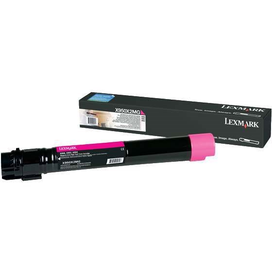 Lexmark X950X2MG Original Laser Toner Cartridge - Magenta - 1 Each