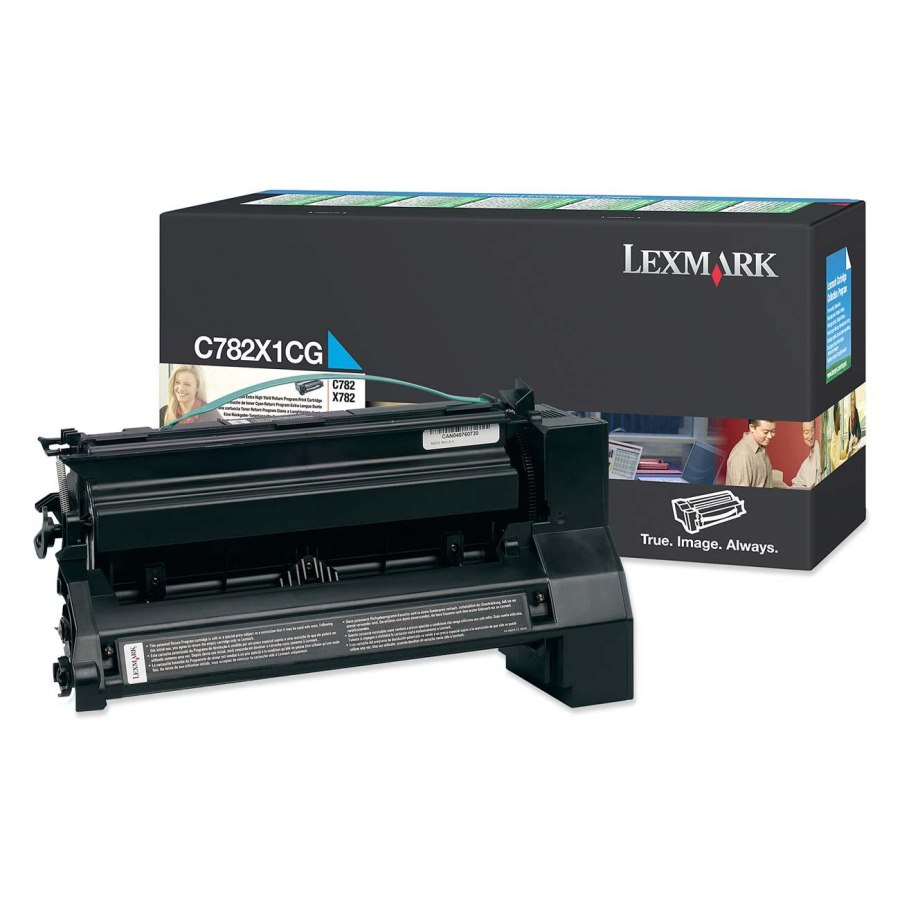 Lexmark C782X1CG Original Laser Toner Cartridge - Cyan Pack