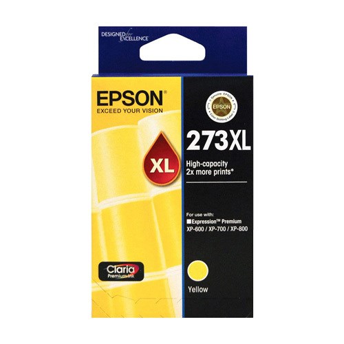 Epson Claria 273XL Original High Yield Inkjet Ink Cartridge - Yellow - 1 Pack