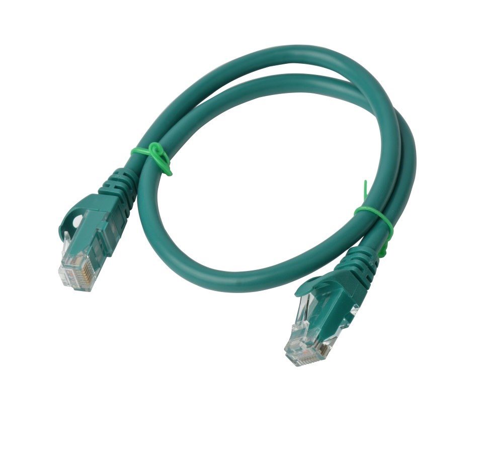 8Ware Cat6a Utp Ethernet Cable, Snagless  - Green 1M - RJ45 Ethernet Network Lan Utp Patch Cord 26Awg-Cca PVC Jacket