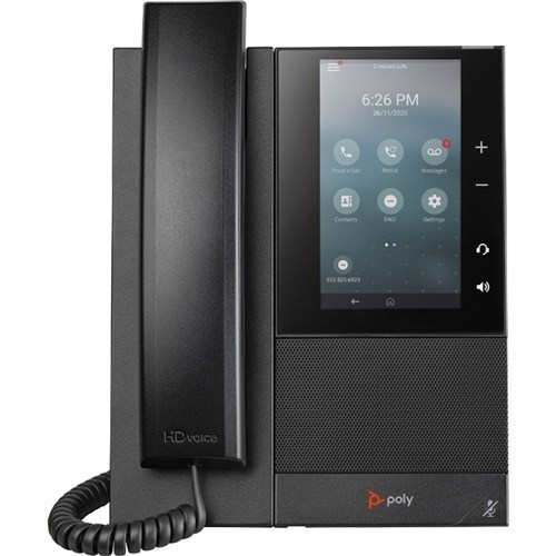 Polycom CCX 505 Business Mediaphone Open Sip Wifi Poe Ships W/Out Power Supply