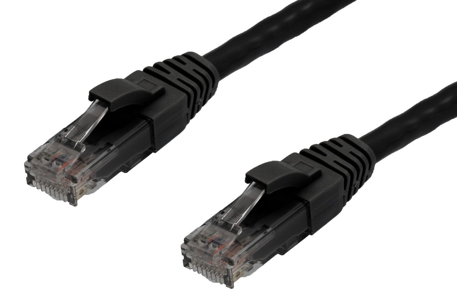 4Cabling 1M Cat6 RJ45-RJ45 Pack Of 10 Ethernet Network Cable. Black