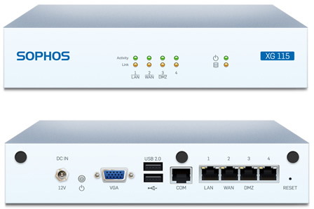 Sophos XG 115 Security Appliance - US power cord