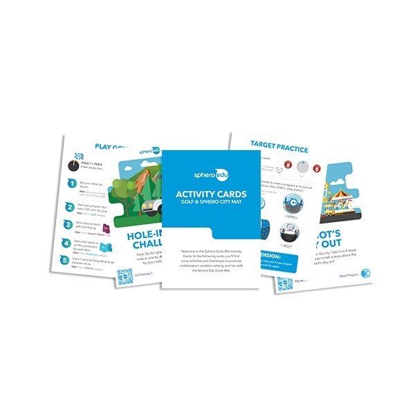 Sphero City & Golf Activity Cards