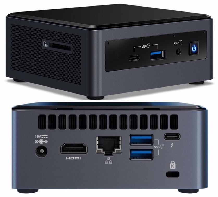 Intel NUC NUC10i3FNHN Barebone System - Mini PC - Core i3 10th Gen i3-10110U 2.10 GHz Dual-core (2 Core)