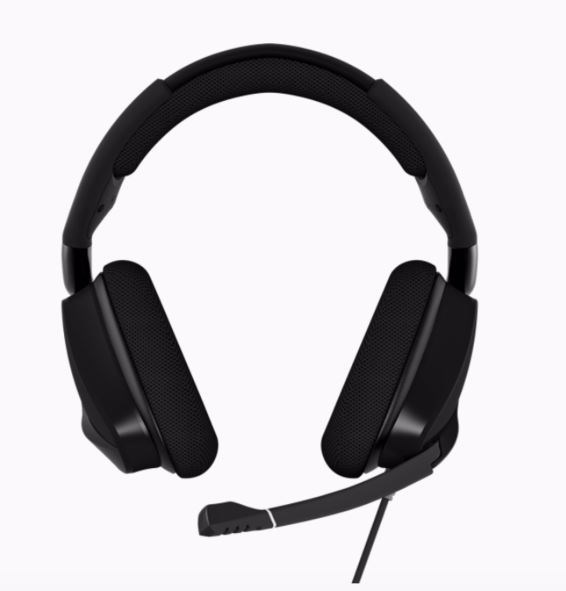 Corsair Void Elite Carbon Black Usb Wired Premium Gaming Headset With 7.1 Audio Headseat, Frequency Response 20Hz - 30 kHz, Headphone