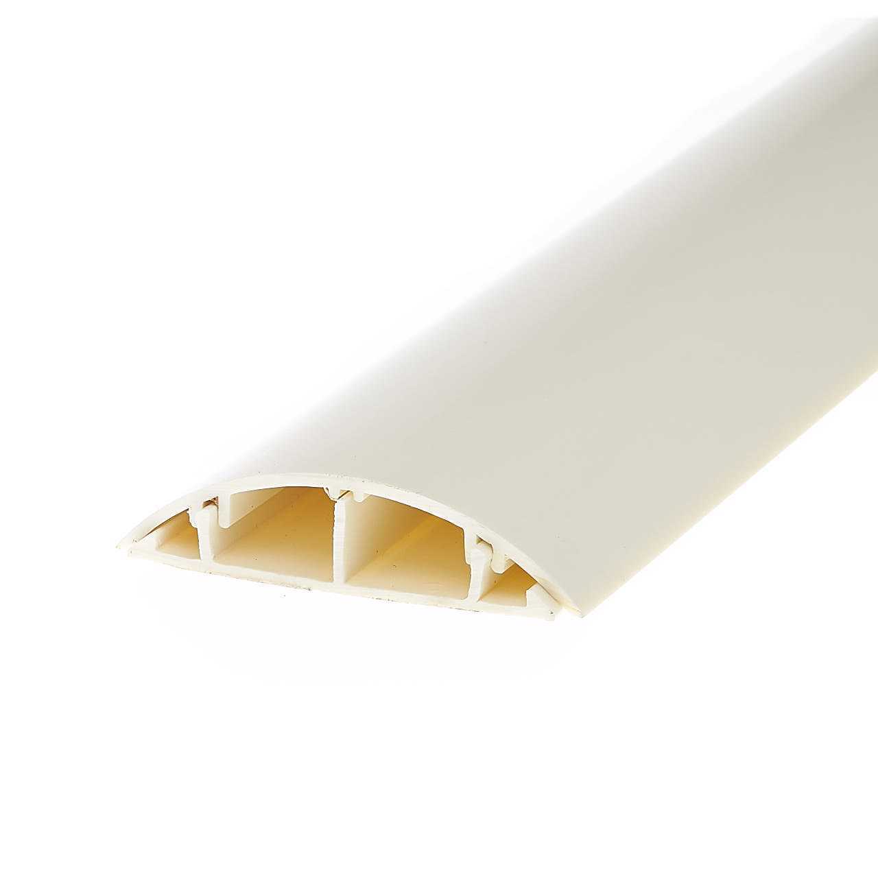4Cabling Cable Cover - 90MM X 19MM X 2M: White