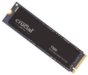 Crucial T500 500GB Gen4 NVMe SSD - 7200/5700 MB/s R/W 300TBW 1390K IOPs