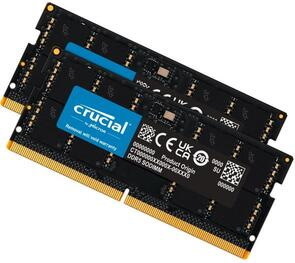 Crucial 64GB (2x32GB) DDR5 Sodimm 4800MHz C40 1.1V Notebook Laptop Ram