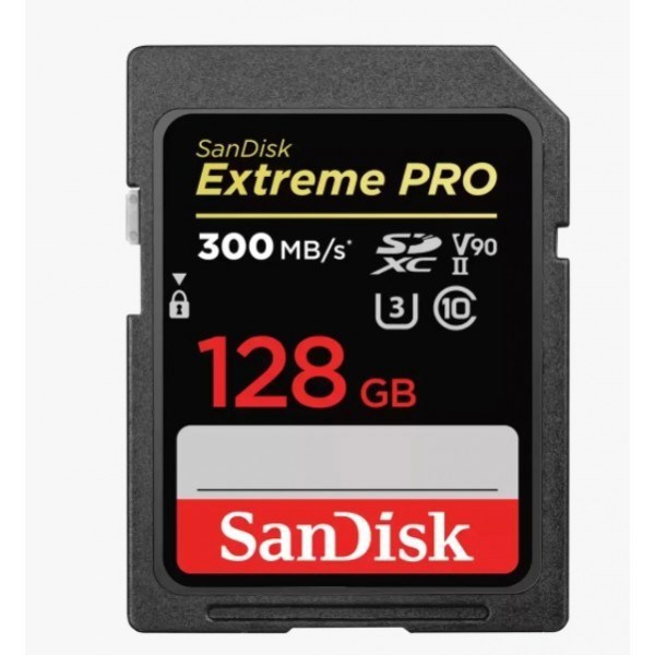 SanDisk Sdsdxdk-128G-Gn4in 128GB Extreme Pro SDXC Uhs-Ii Memory Card - Lifetime Limited Warranty (LS)