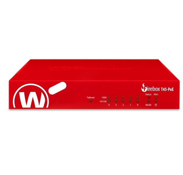 WatchGuard Firebox T45-PoE Appliance Only (Au) – License Not Included (Requires Separate WG License Purchase)