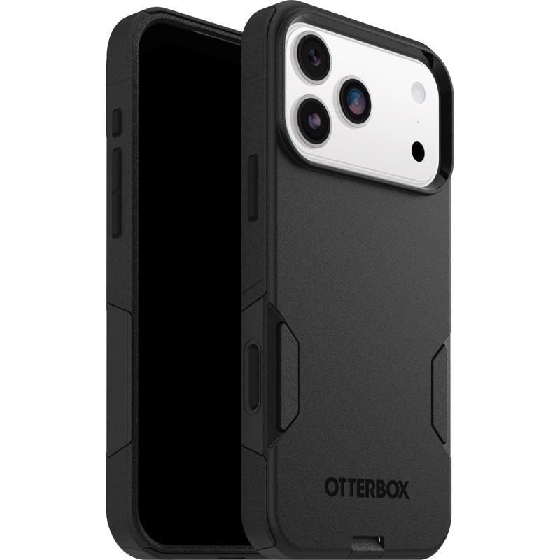 OtterBox Commuter Apple iPhone 17 Pro Max (6.9') Case Black - (77-98338), Drop+ 3X Military Standard, Pocket Friendly, Hassle-Free, 7 Years Warranty