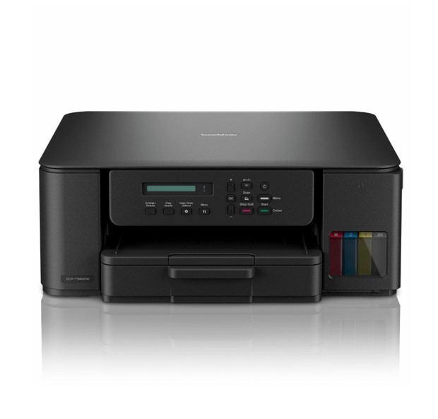 Brother T580DW A4 3-In-1 Refillable Ink Tank Printer With Ultra-Low Running Costs, 16PPM, Auto Duplex Printing, 7,500/5,000 Page, Dual-Band Wi-Fi