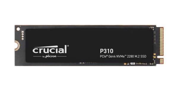 Micron Crucial P310 4TB Gen4 2280 NVMe SSD 7100/6000 MB/s R/W 800TBW 1000K/1000K Iops 1.5M HRS MTTF Full-Drive Encryption M.2 PCIe4 5YRS ~CT4000P3PSSD8