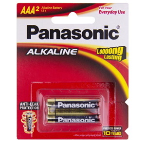 Panasonic Aaa Alkaline Battery 2 Pack