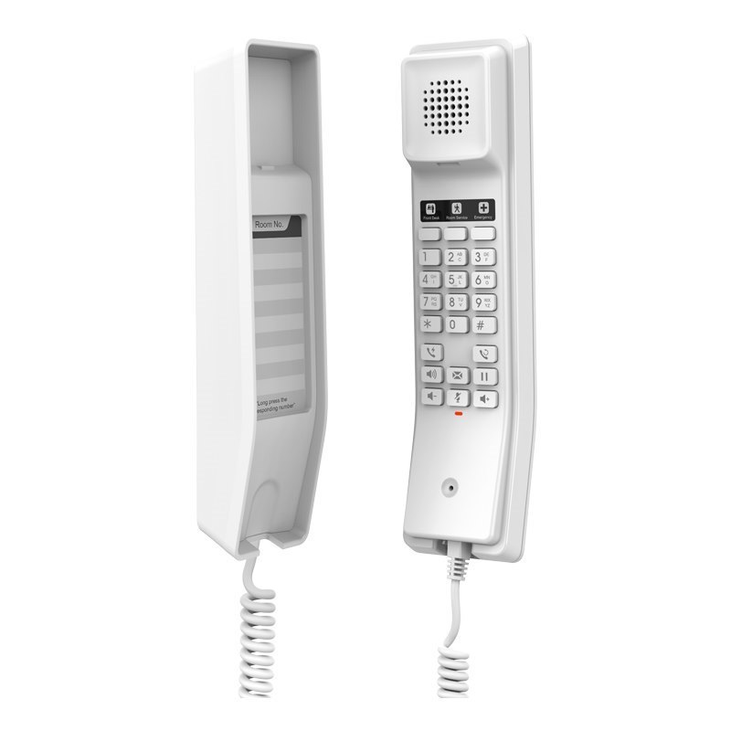 Grandstream GHP610W Compact Hotel Phone W/ Built-In WiFi - White