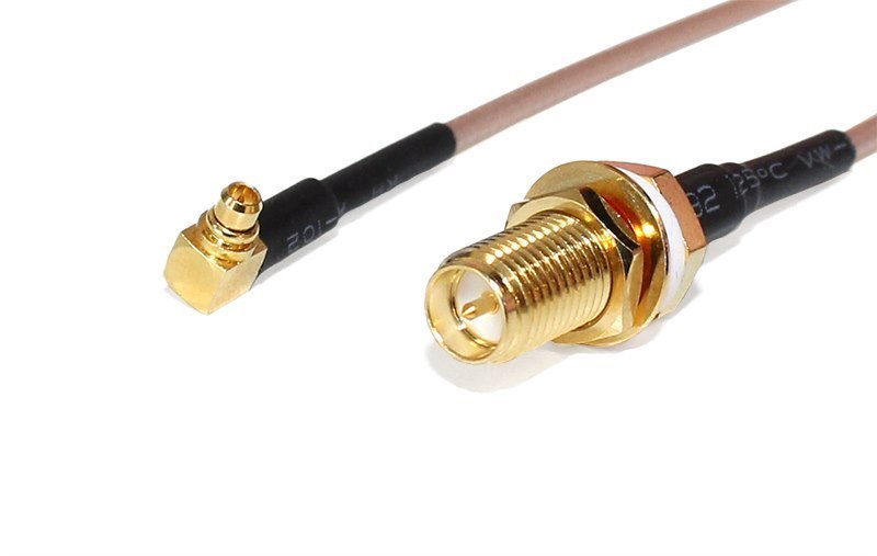 Mikrotik MMCX Ra To Rp-Sma Female Bulkhead Pigtail