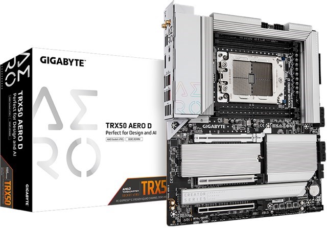 Gigabyte TRX50 Aero D STR5 Threadripper E-Atx Motherboard