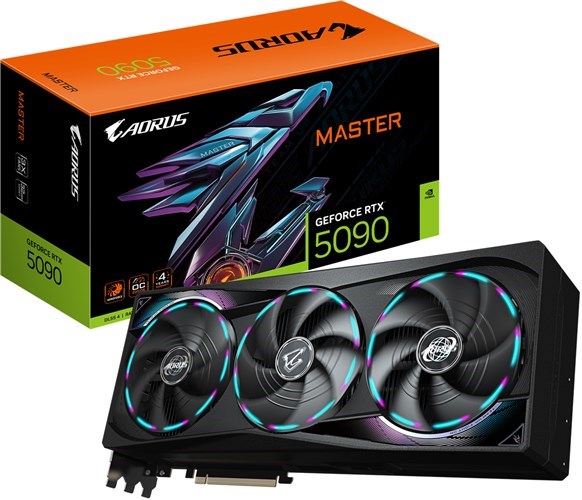 Gigabyte GV-N5090Aorus M-32GD RTX5090 32GB GDDR6X Pcie Graphics Card