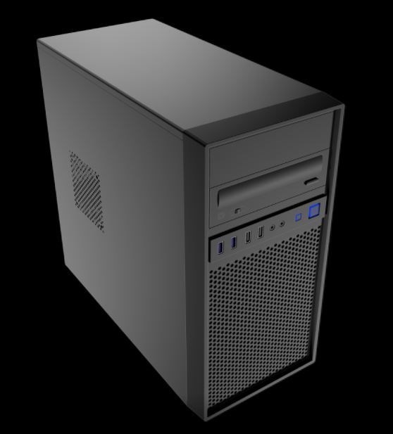 Aywun 307 Business & Office Matx With 500W Psu. 1X 5.25' External, 24Pin Atx, 8Pin Eps, 2X Usb3 +2X Usb2 Front HD Audio. 2 YRS Warranty.