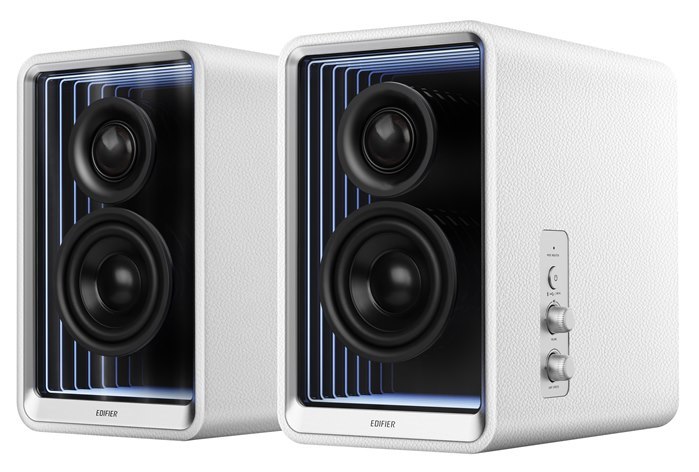 Edifier QR65 White Desktop Active Monitor With GaN Charger