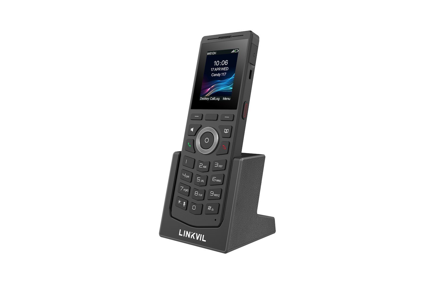 Fanvil Linkvil W610H Ipct Wireless Phone, Large Capacity Battery, HD Voice And Noise Reduction, Built-In Bluetooth 5.0 8 Hours’ Talk Time Or 160 Hours