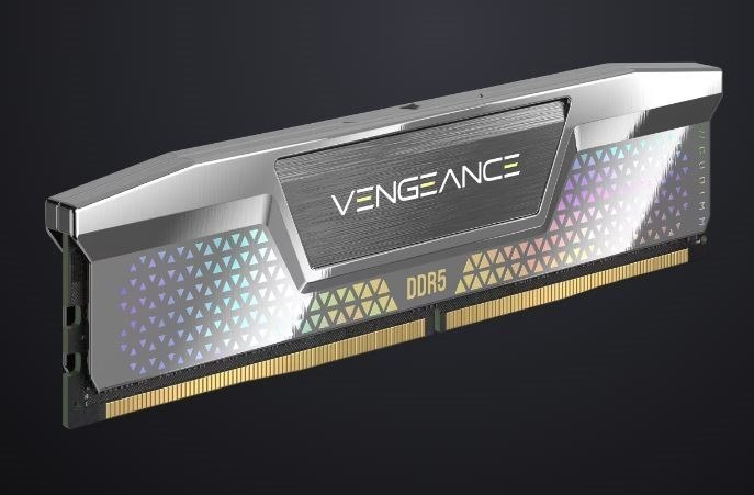 Corsair Vengeance 48GB (2x24GB) DDR5 Cudimm 8000MT/s CL38 Memory Kit - Silver