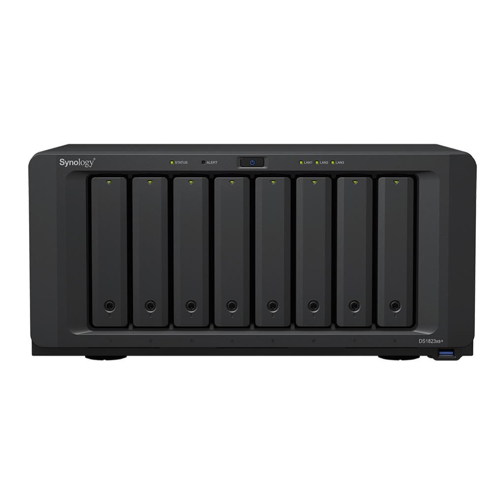 Synology 8-Bay Nas (No Disk) Amd V1780B, 8GB, GbE(3), 10GbE(1), Usb(3), TWR, 5YR WTY